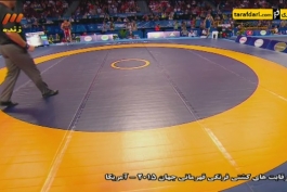 ویدیو؛ کشتی قهرمانی جهان- پیروزی طوفانی عبدولی