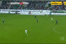 گل های بازی وولفسبورگ 2-0 هرتابرلین
