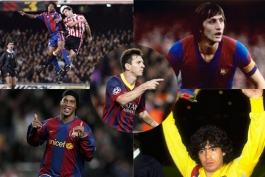 پنج بازیکن برتر خارجی تاریخ بارسلونا