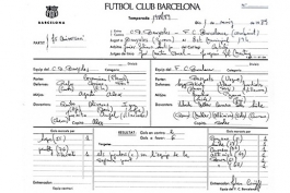 25 سال پیش در چنین روزی / تركیب بارسلونا با دستخط یوهان كرایف! 
