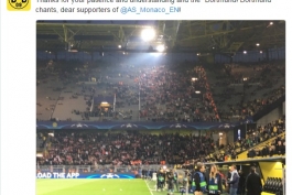 دورتموند - موناکو - لیگ قهرمانان اروپا - حمله به اتوبوس دورتموند - حمایت هواداران موناکو از دورتموند