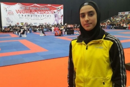 کاراته قهرمانی جهان؛ فاطمه صادقی اولین مدال ایران را کسب کرد