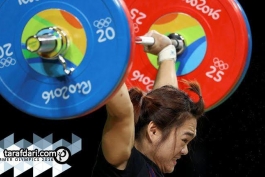 وزنه برداری المپیک ریو 2016؛ قهرمانی سریسورات تایلندی در وزنه برداری دسته 58کیلوگرم زنان