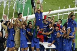 50 تصویر ماندگار به مناسبت نهمین سالروز قهرمانی ایتالیا در جام جهانی 2006