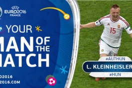 مجارستان 2 - 0 اتریش؛ لاسلو کلینهیزلر بهترین بازیکن زمین شد