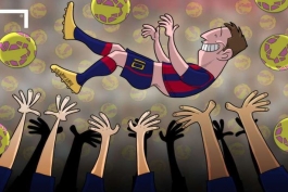 کاریکاتور روز: لیونل مسی بهترین گلزن تاریخ لالیگا شد