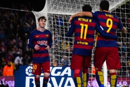 ویا: MSN بهترین خط حمله تاریخ بارسلونا است