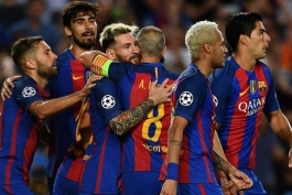 بارسلونا - پنجاهمین گل لیونل مسی در لیگ قهرمانان اروپا در دیدار مقابل سلتیک