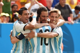 گونزالو ایگواین بهترین بازیکن دیدار آرژانتین و بلژیک