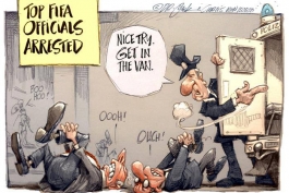 کاریکاتور روز: تمارض مسئولان فیفا