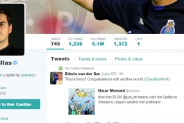 کاسیاس دقایقی پس از پیروزی مقابل چلسی، مورینیو را دست انداخت (عکس)