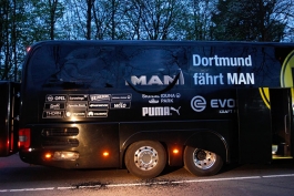پلیس آلمان - حمله به اتوبوس دورتموند
