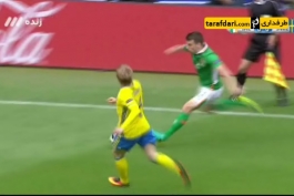 ویدیو؛  گل هولاهان مقابل سوئد (ایرلند 1-0 سوئد) 