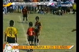 ویدئو؛ ستاره های آرژانتینی در کودکی 