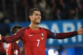 کریستیانو رونالدو رکورد دار بیشترین بازی ملی در تاریخ پرتغال