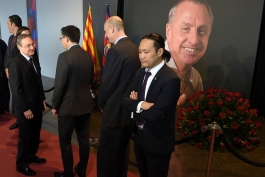 اتحاد رئال مادرید و بارسلونا برای ادای احترام به یوهان کرایوف (عکس)