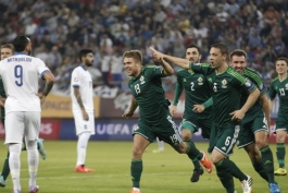 نتایج گروه F مقدماتی یورو 2016؛ شکست خانگی یونان مقابل ایرلند شمالی صدرنشین