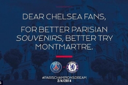باشگاه پاریس سن ژرمن در توییتر هواداران چلسی را به سخره گرفت 
