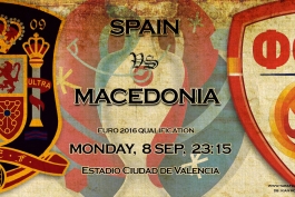 پیش بازی؛ اسپانیا- مقدونیه؛ شروع لاروخا از والنسیا 