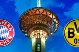 دربی کلاسیک بوندس‌لیگا در برج میلاد تهران (بوروسیا دورتموند - بایرن مونیخ)