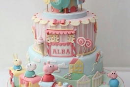 بیل این عکس رو از کیک تولد دخترش تو اینستاگرام گذاشته