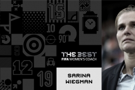 سارینا ویگمن-بهترین مربی فوتبال زنان-بهترین های سال 2017 فیفا
