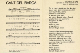سرود رسمی باشگاه بارسلونا