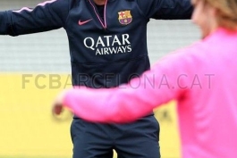 تمرین امروز بارسا