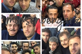 بنگر: یه برد خوب با اسطوره ها دمتون گرم که حمایت کردید دم هوادارامون هم گرم. ❤️❤️❤️قرمز❤️❤️❤️