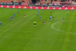 فول مچ بازی میلان 1-1 امپولی