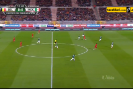 گل های بازی بازی بلژیک 3-3 مکزیک (گلزنی هازارد و لوکاکو)