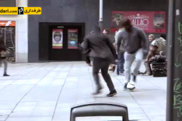 حرکات نمایشی رونالدو در ظاهری ناشناس در خیابان های مادرید (ورژن کامل)