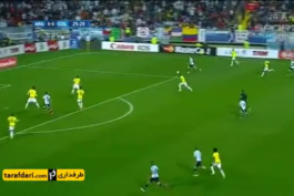 ویدیو؛ واکنش تماشایی اوسپینا در بازی با آرژانتین
