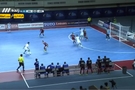 خلاصه بازی فوتسال ایران 6-0 اردن