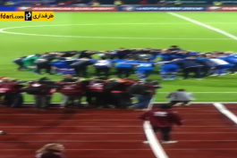 ویدیو؛  شادی بازیکنان ایسلند پس از صعود به یورو 2016