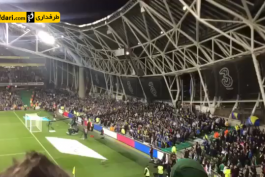 ویدیو؛ بی احترامی برخی هواداران بوسنی هنگام سکوت برای قربانیان حادثه پاریس در ورزشگاه
