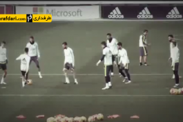 ویدیو؛ لایی زیبای تونی کروس به ناچو در تمرینات رئال مادرید