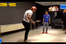 ویدیو؛ روپایی زدن رونالدو با توپ تنیس