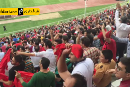 ویدیو؛  اعتراض هواداران تراكتور به گوینده ورزشگاه یادگار امام