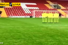 ویدیو؛ ضربه آزاد اسلوموشنی فابرگاس در تمرینات