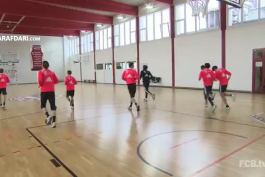 ویدیو؛ بسکتبال  بازی کردن بازیکنان بایرن مونیخ