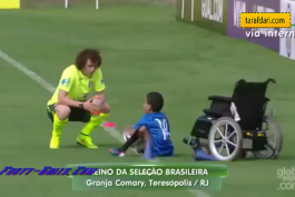 ویدیو؛ داوید لوئیز و مشاهده مهارت های یک بچه معلول برزیلی