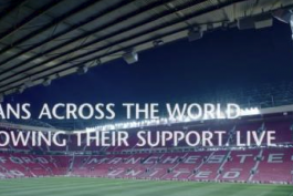 برای اولین بار در دنیای فوتبال؛ طرفدار تیم به صورت آنلاین بر روی تابلوهای تبلیغاتی