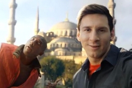 حواشی فوتبال؛ مسی و کوبی برایانت در تبلیغ ترکیش ایرلاینس (ویدیو)