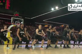 ویدیو؛ رقص عجیب بازیکنان تیم ملی بسکتبال نیوزلند پیش از بازی با آمریکا