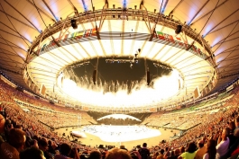گزارش تصویری؛ بیش از 70 تصویر برگزیده از مراسم افتتاحیه المپیک ریو 2016