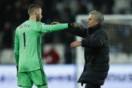 Jose Mourinho - David De Gea - Manchester United - منچستر یونایتد