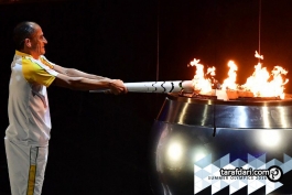 لحظه روشن شدن مشعل المپیک ریو 2016 (عکس)