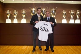 عکس روز: آلونسو تا 2016 در مادرید ماندگار شد