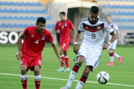 پیروزی تیم زیر 21 ساله های آلمان مقابل آذربایجان
